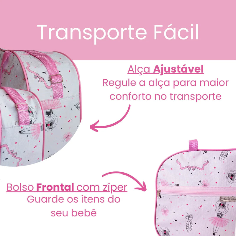 Kit 2 Bolsa Maternidade Bebê Menina - BEST SLING 🌸