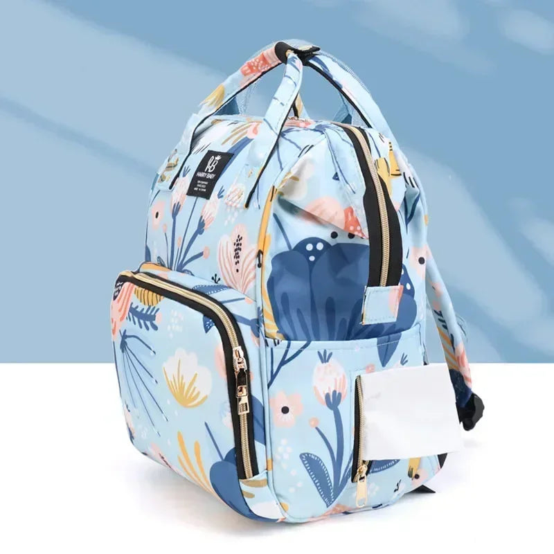 Sacos de Fraldas Multifuncionais para Cuidados com o Bebê - Mochila de Fralda