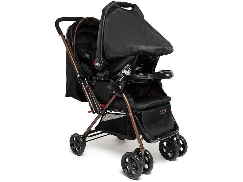 Carrinho de Bebê com Bebê Conforto Cosco Kids Travel System TS DUO Reverse 0 a 15kg