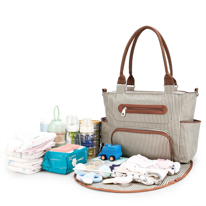 Kit Completo de Bolsas Maternidade 7 em 1 - A Solução Prática para Pais em Movimento! 👶👜