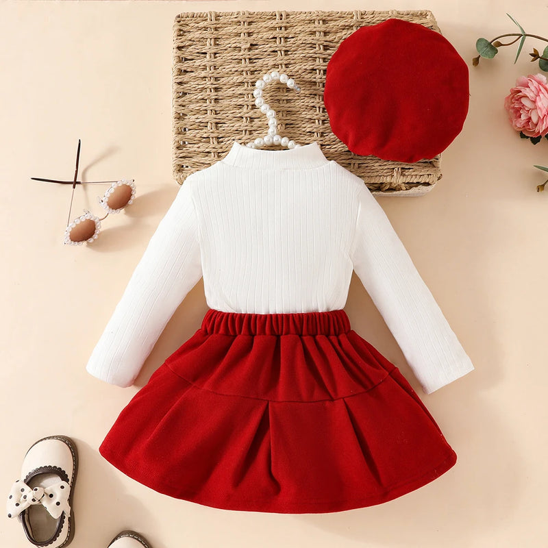 🎄 Conjunto Natalino para Bebês Meninas 🎄