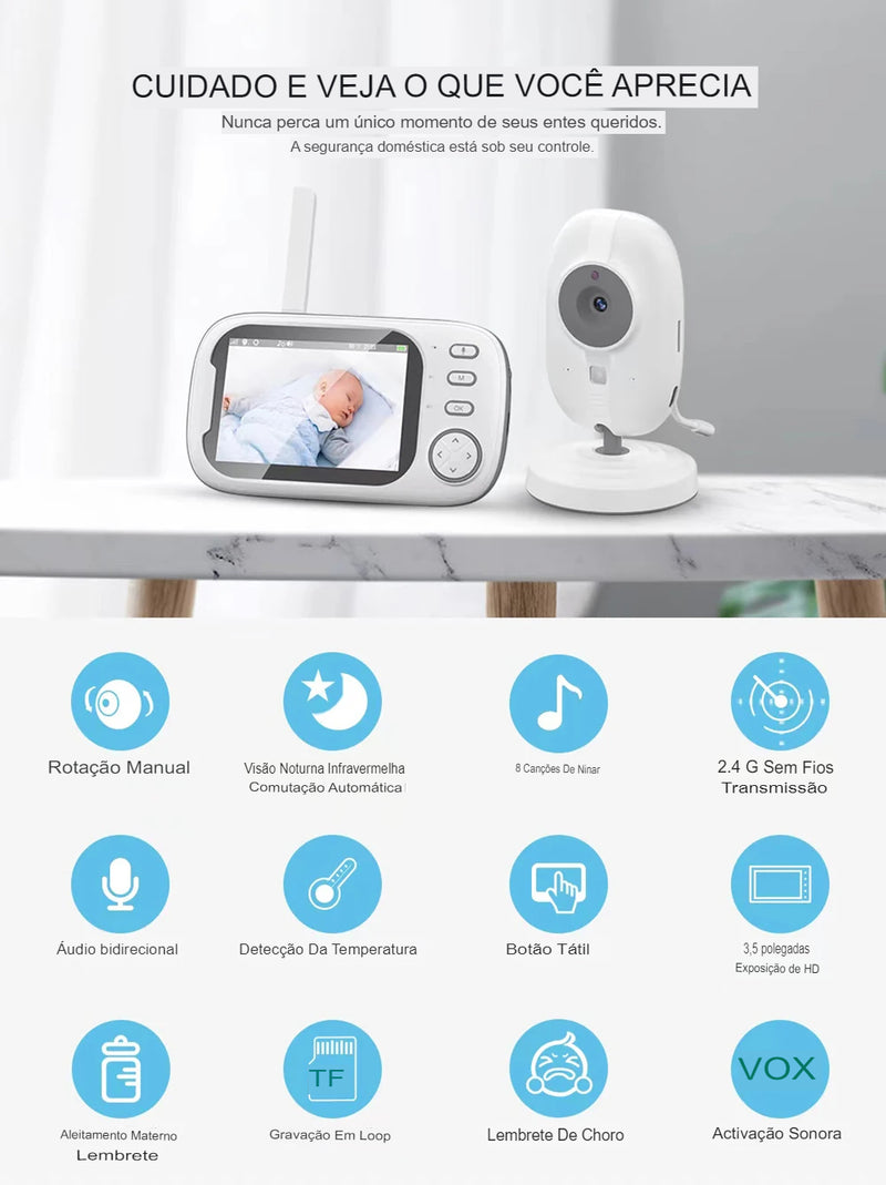 Monitor Baby Cdycam-Wireless - Frete Grátis Hoje