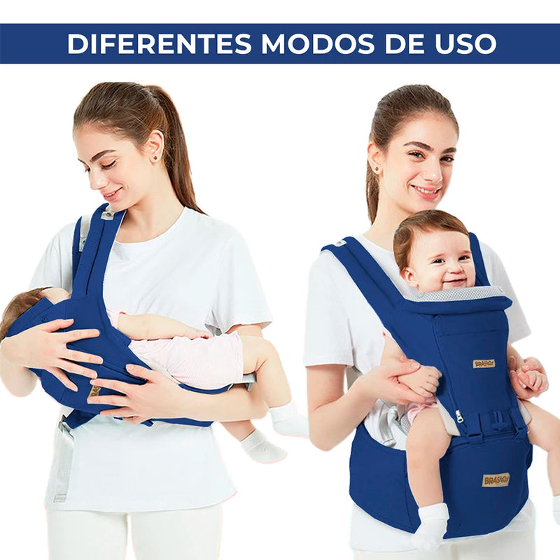 Brastoy Canguru Ergonômico Mochila Infantil Portador Com Assento Hipseat Para Bebê