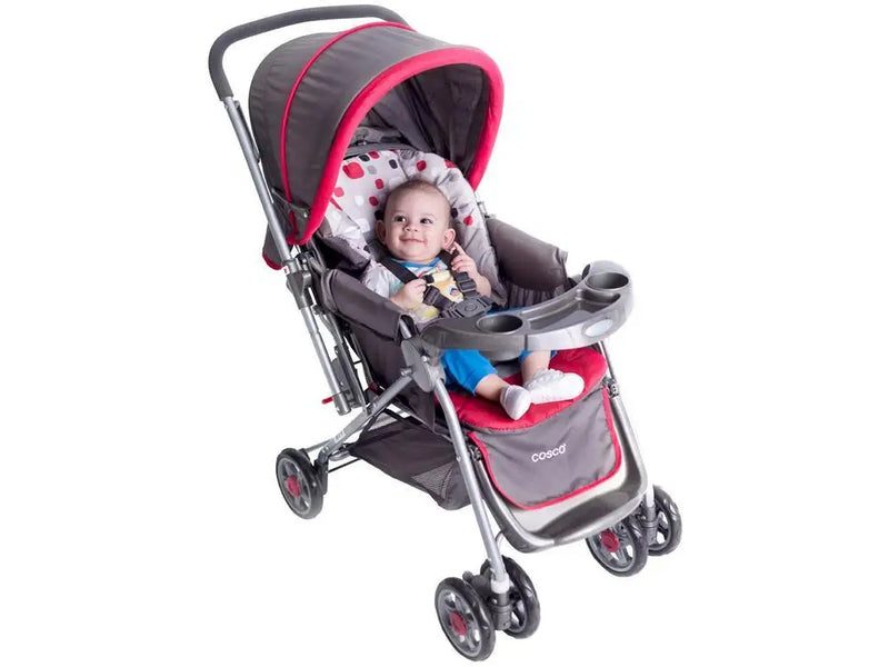 Carrinho de Bebê com Bebê Conforto Cosco Kids